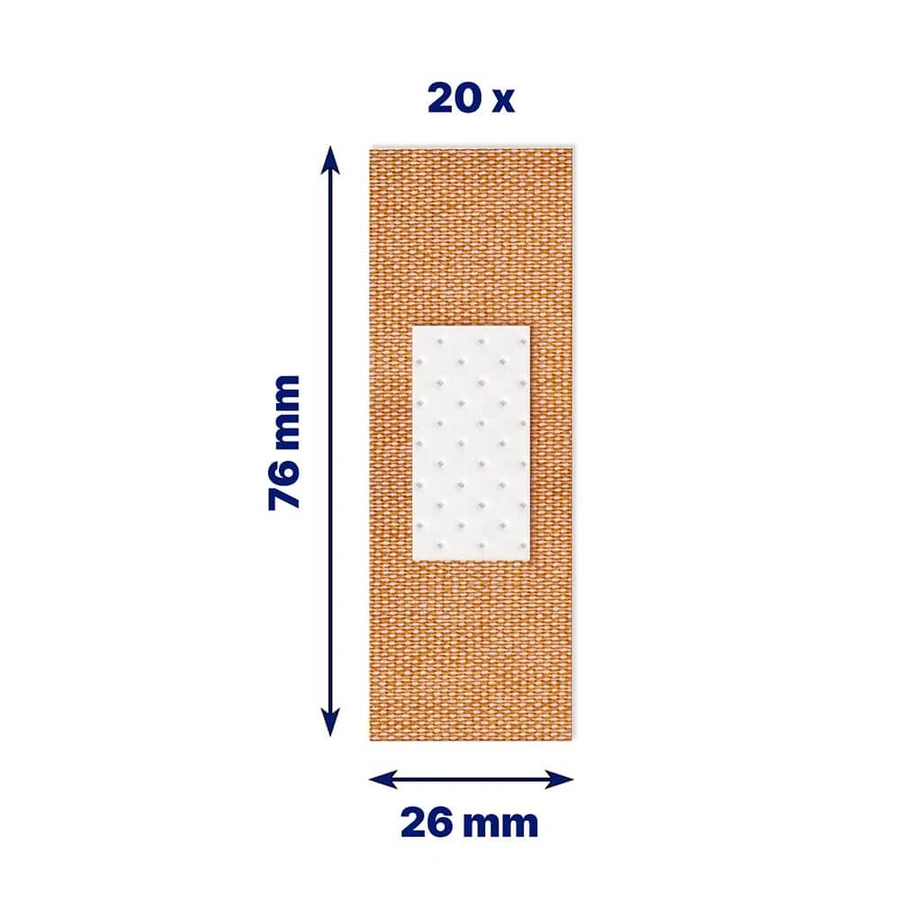 Elastoplast Waterproof Plasters Extra Resistant 1 Size 20pcs