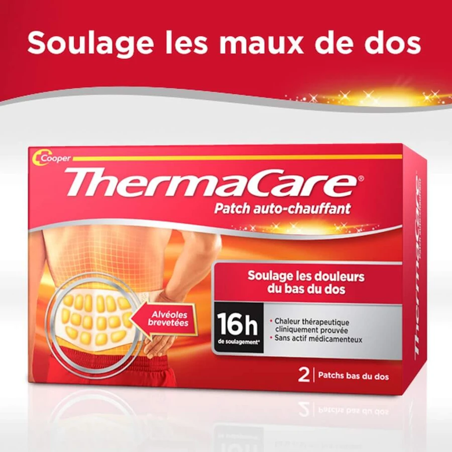 Thermacare Rear Self-Heating Patch x2