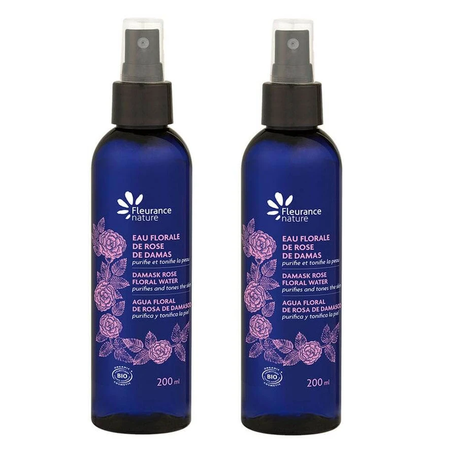 Fleurance Nature Bloemenwater Roos 2x 200ml