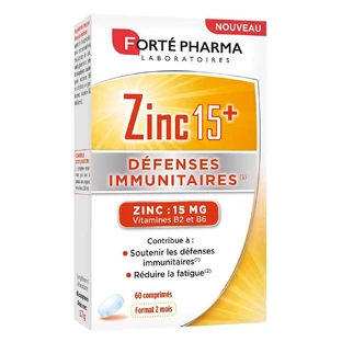 Forté Pharma Zinc 15+ 60 Tablets