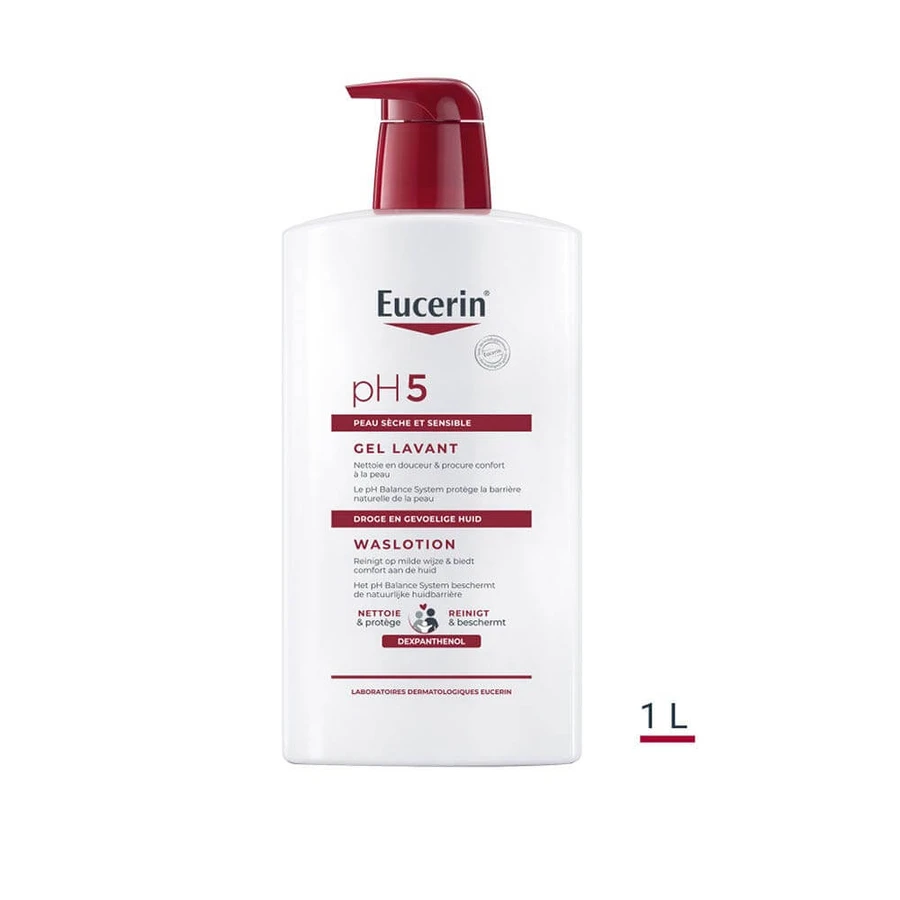 Eucerin Ph5 Cleansing Gel Sensitive and Dry Skin 1L