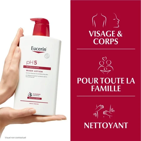 Eucerin Ph5 Cleansing Gel Sensitive and Dry Skin 1L
