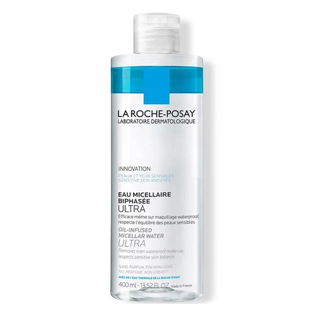 La Roche-Posay Physiological Cleansing Ultra Cleansing Biphasic Micellar Water Face and Eyes Waterproof 400ml