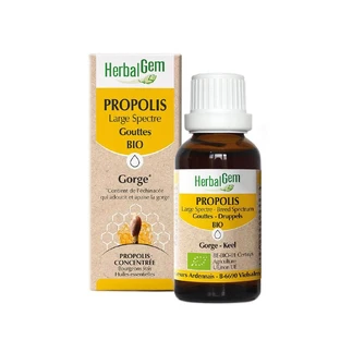 Herbalgem Propolis Bio Broad Spectrum Drops 15ml