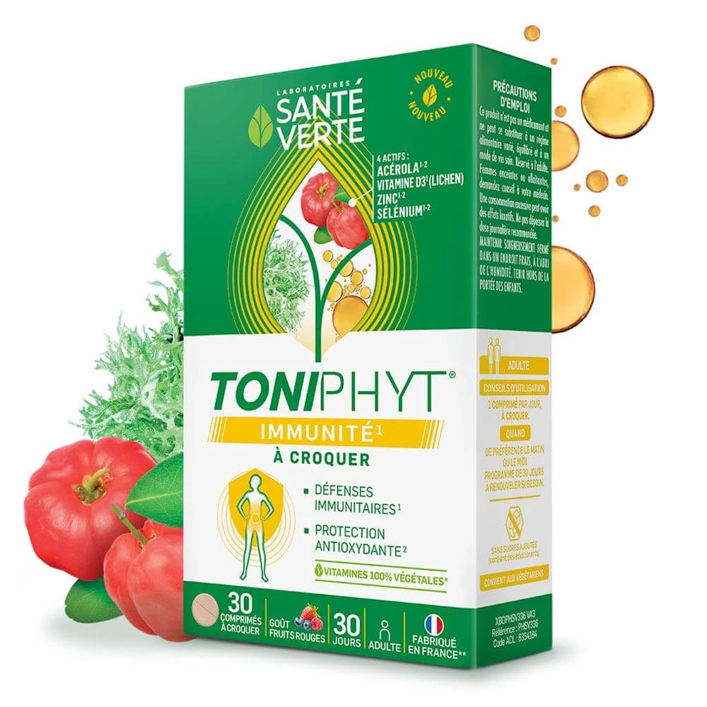 Sante Verte Toniphyt Immunea 30 kauwtabletten