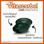 Vitascorbol Vitamin C500mg + Zinc + Vitamin D 30 Capsules