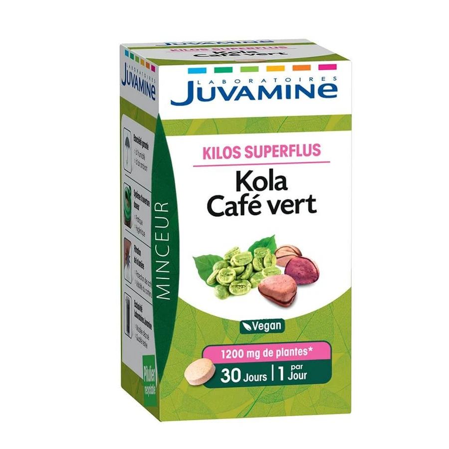 Juvamine Kola Grüner Kaffee 30 Tabletten