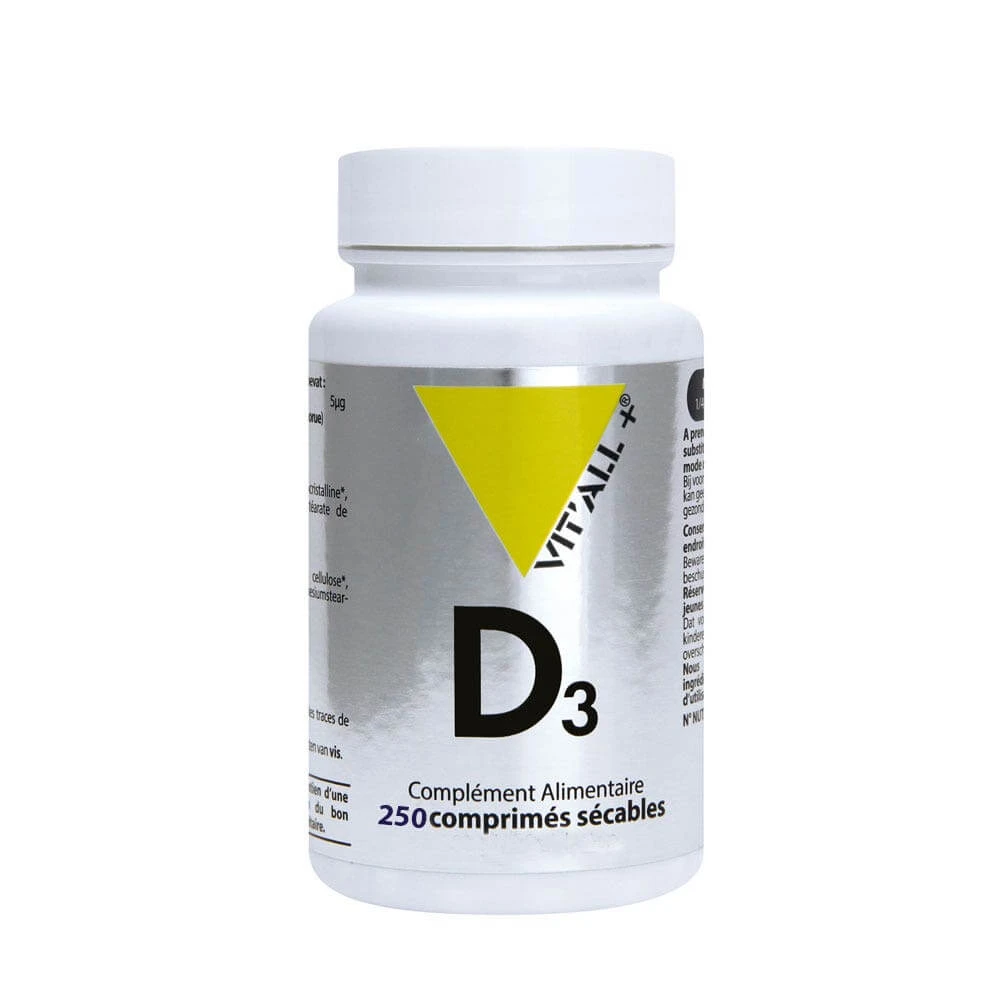 Vit'All+ Vitaminen D3 20µg 250 tabletten