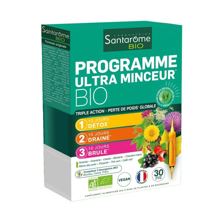 Santarome Programa Ultra Adelgazante 30 Ampollas BIO para Adelgazar 30 ampollas