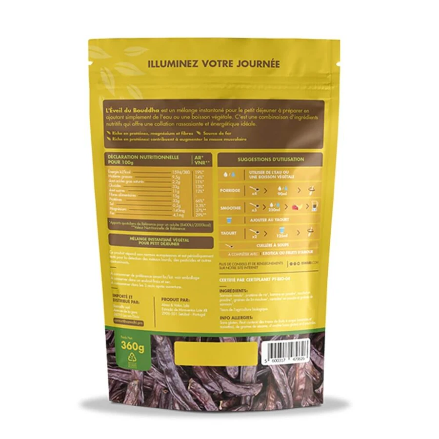 Iswari Eveil du Bouddha Maxi Eiwit Bio Super Ontbijt 360g