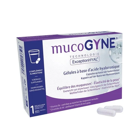 Mucogyne Hyaluronzuur voor oraal gebruik 28 capsules