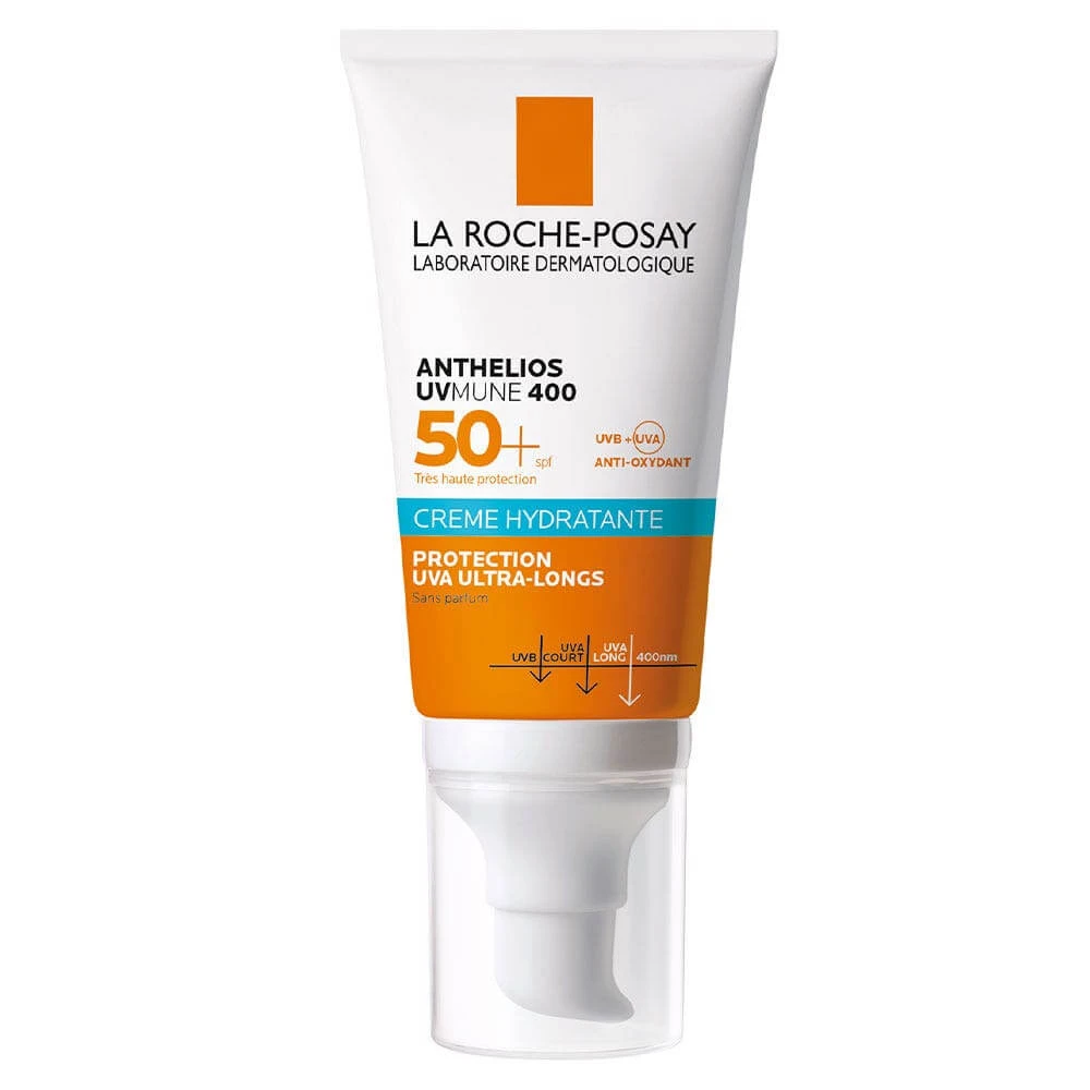 La Roche-Posay Uvmune 400 hydraterende zonnecrème voor het gezicht SPF50+ parfumvrij, zeer hoge bescherming 50ml