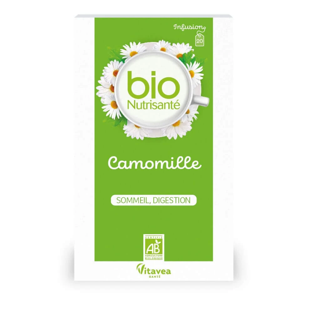 Vitavea Santé Biologische Kamille-infusie 20 builtjes