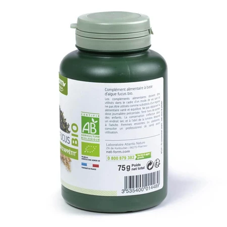 Nat&Form BLADDERWRACK ORGANIC 200 capsules