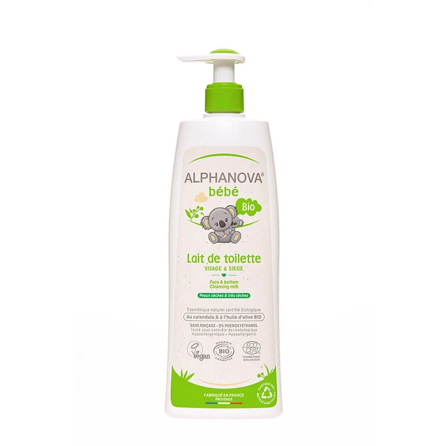 Alphanova Bébé Bebe Bio Lait De Toilette 500ml