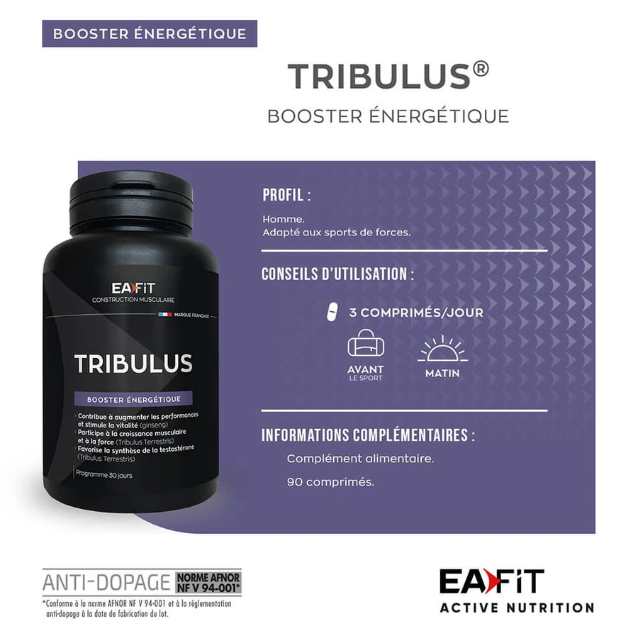 Eafit Tribulus Synthese Testosterona 90 Comprimidos