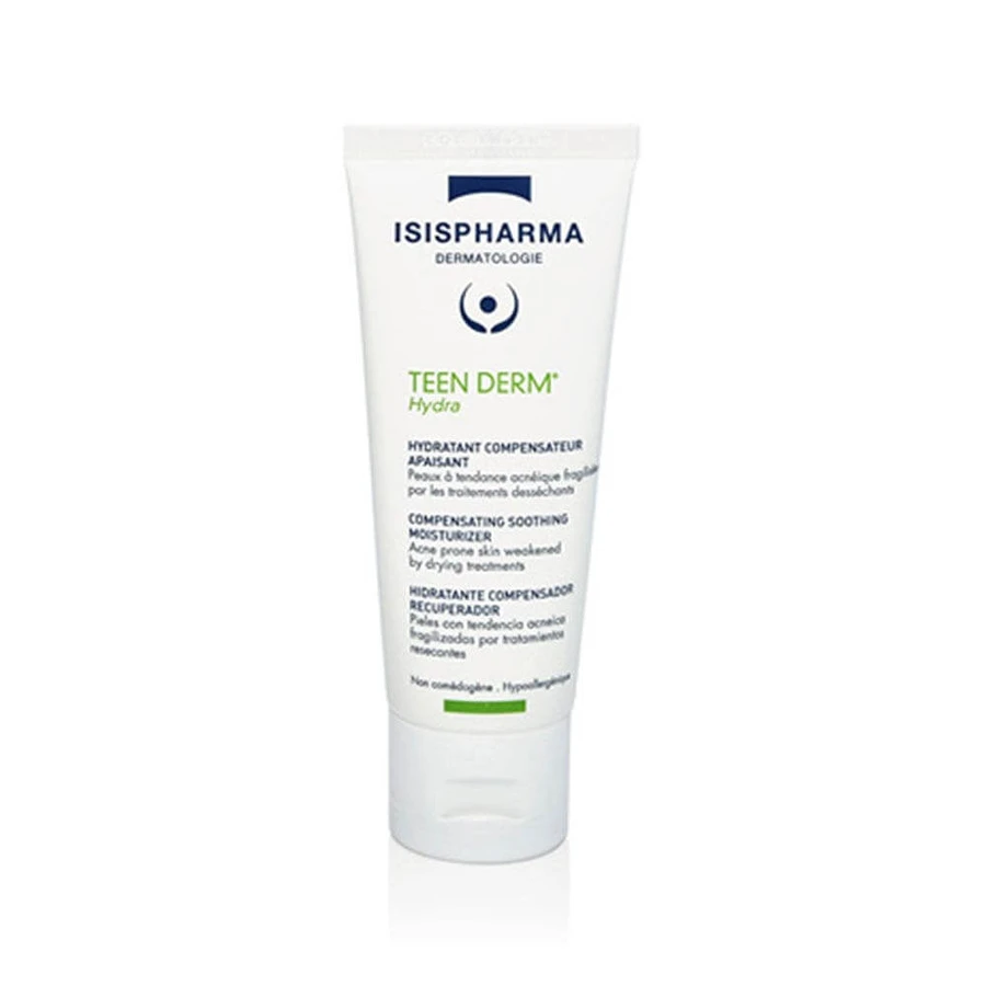 Isispharma Teen Derm Hydra kojąco-wyrównujący krem nawilżający do skóry trądzikowej 40 ml: ceny i cechy