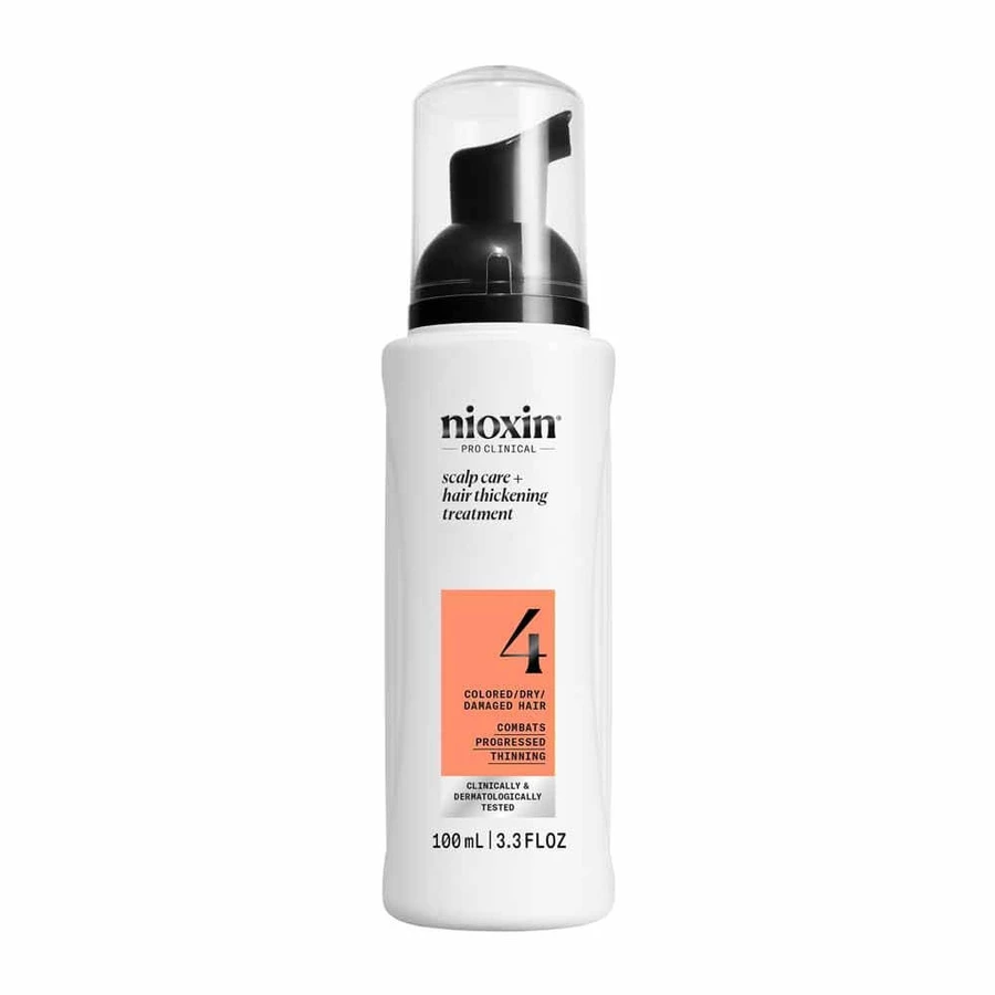 Nioxin System 4 Leave-In Treatment voor gekleurd/droog/beschadigd haar en Advanced Loss 100 ml