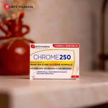 Forté Pharma Chrome 250 Maintien d'une Glycémie Normale 30 comprimés