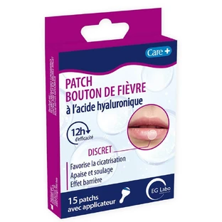 Care+ Parche botón fiebre 15 parches