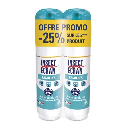 Insect Ecran Skin Mosquito Repellent for Family 2x100ml