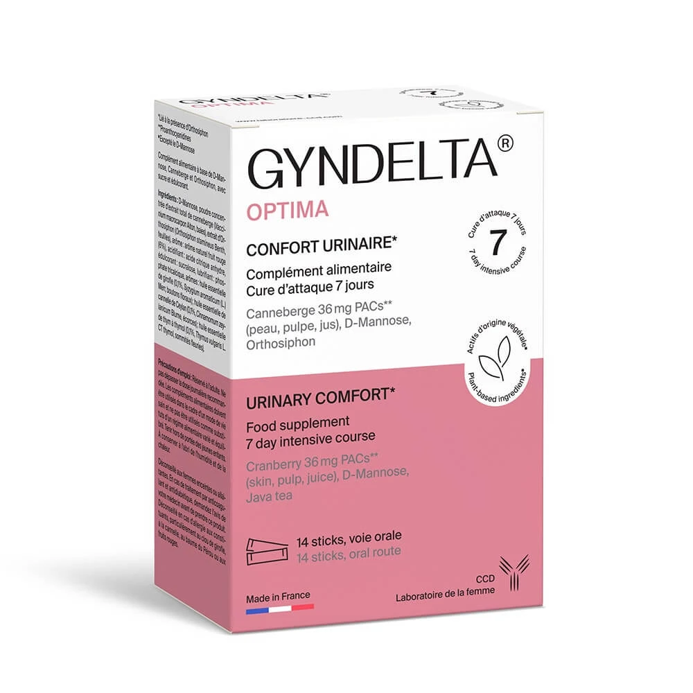 Ccd Gyndelta Optima Urinary Comfort x14 staafjes