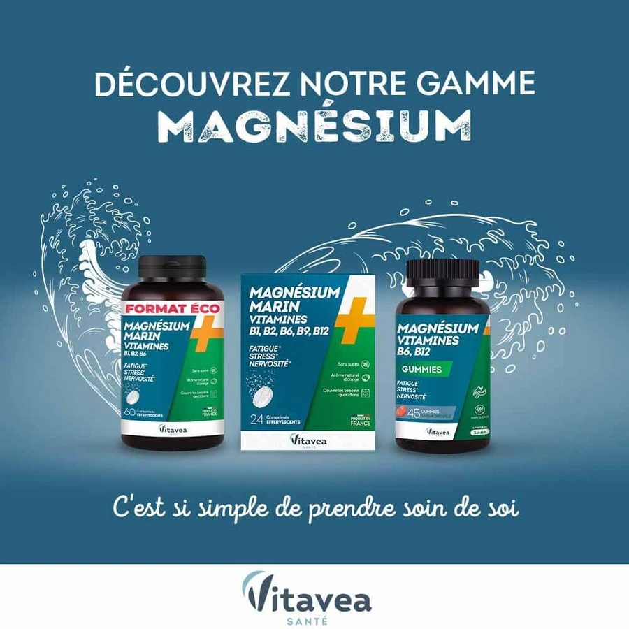 Vitavea Santé Magnez + Witaminy B1 B2 B6 Relax 24 tabletki: ceny i cechy