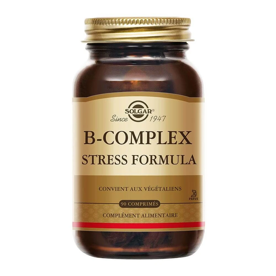Solgar B-Complex Stress Complex Formula Relaxation Sommeil 90 Tablets