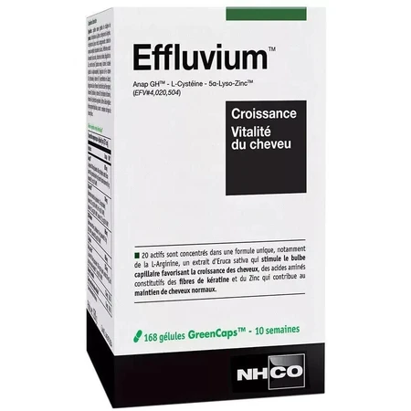 Effluvium Hair Growth and Vitality, 168 capsules, Nhco Nutrition