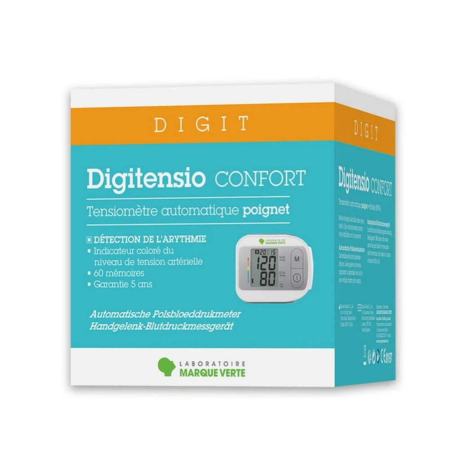 Digit Comfort Wrist Sphygmomanometer Marque Verte