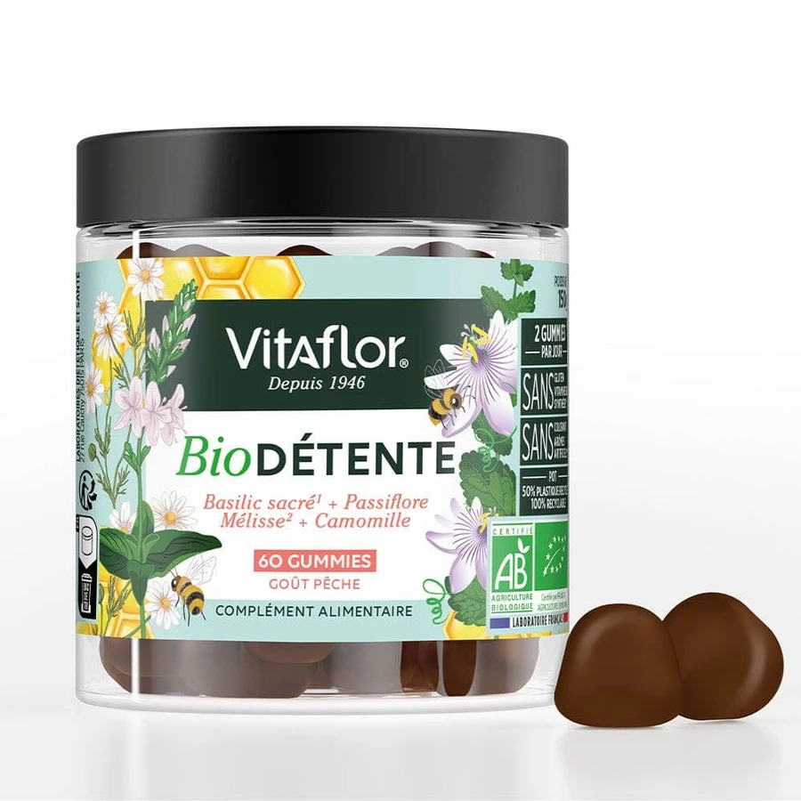 Vitaflor Bio Ontspanning 60 Kauwgom