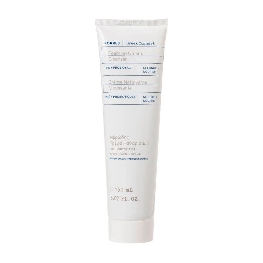 Korres Yogurt Greco & Probiotici Crema detergente schiumogena con probiotici 150 ml