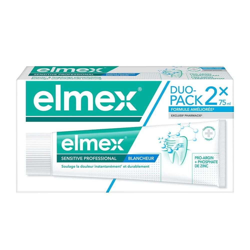 Elmex Sensitive Professionele Whitening Tandpasta 2x75ml