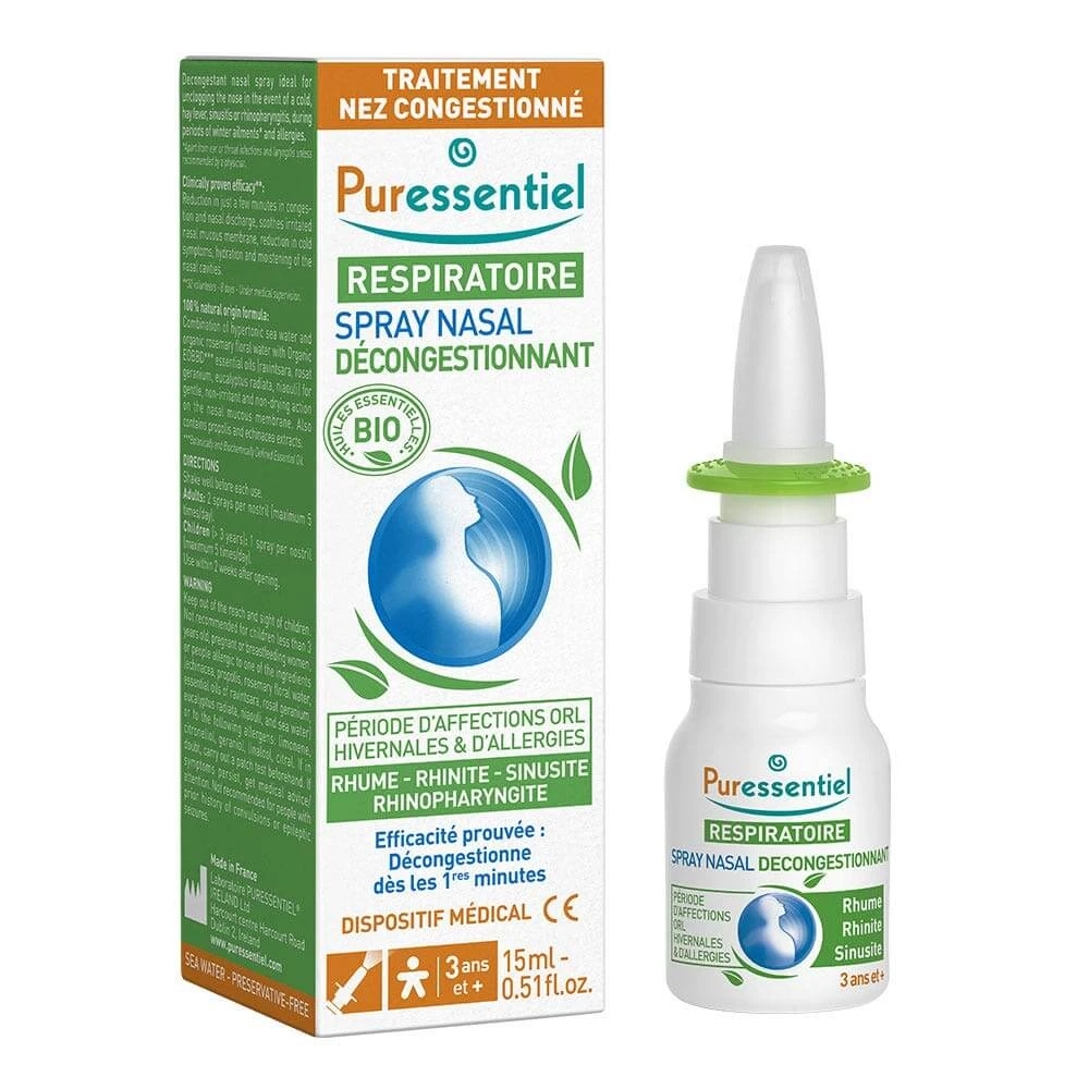 Puressentiel Ademhalingshypertone neusspray 15ml