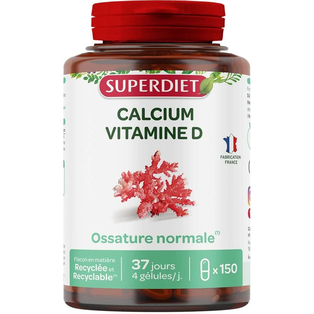 Superdieet Calcium-Vitamine D 150 capsules