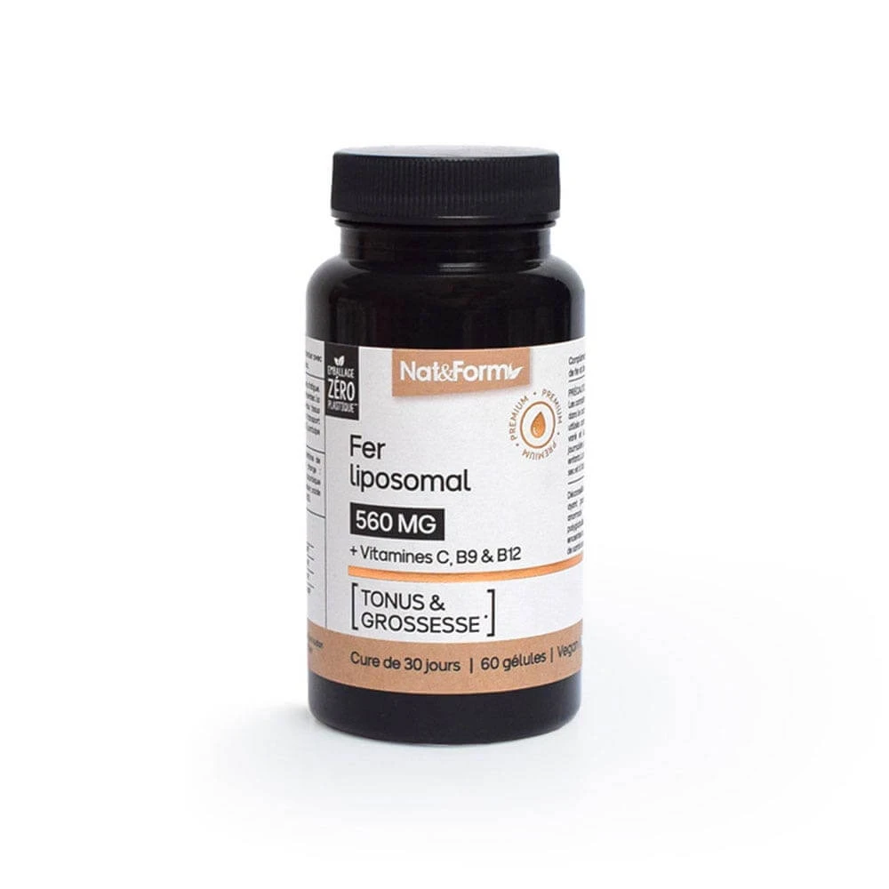 Nat&Form IJzer liposomaal x60 vegetarische capsules