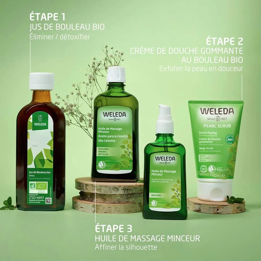 Weleda Crema de Ducha Exfoliante de Abedul y Pera 150 ml