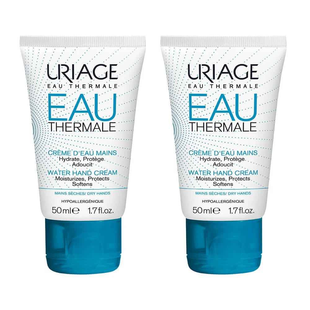 Uriage Thermaal Water Hydraterende Crème Voor Droge Handen Uriage 2x50ml