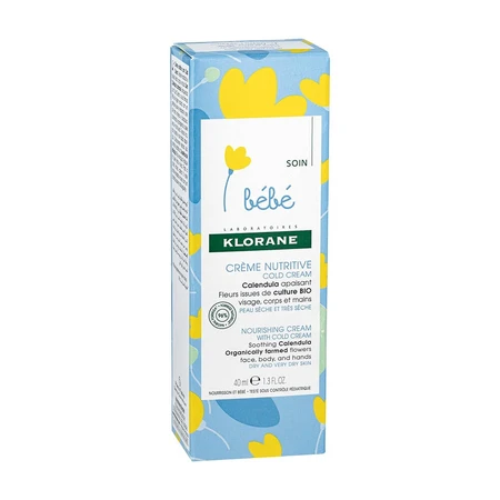Klorane Newborn Voedende Koude Crème Droge of Zeer Droge Huid 40ml
