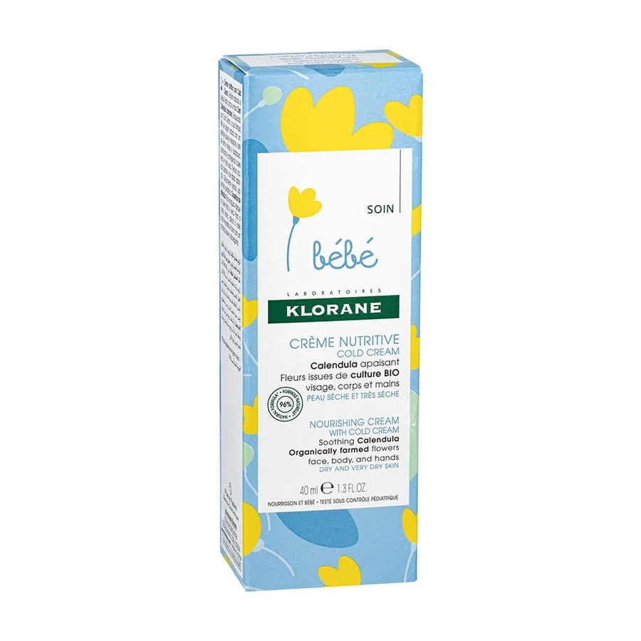 Klorane Newborn Voedende Koude Crème Droge of Zeer Droge Huid 40ml