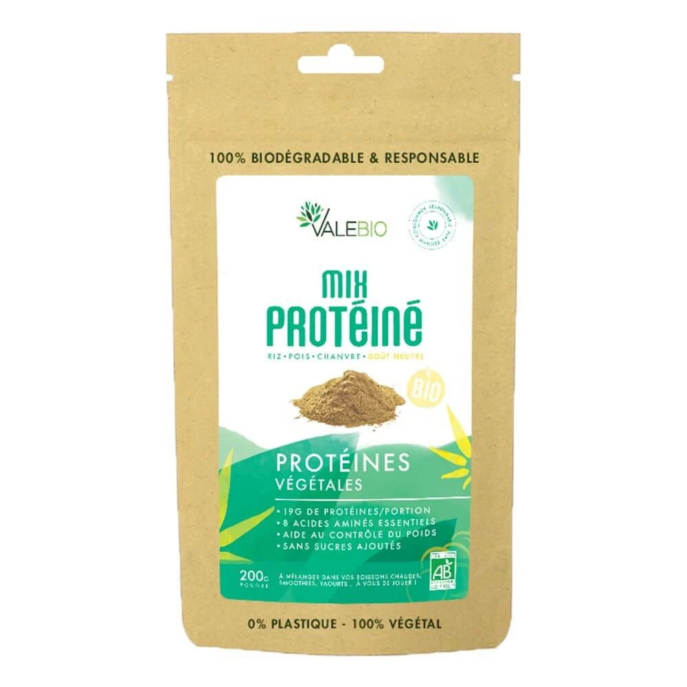 Valebio Bio Eiwitmix Plantaardige Eiwit 200g