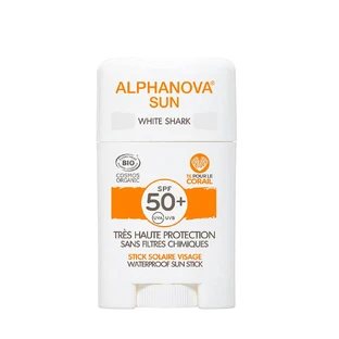 Alphanova Bio Zonnebrandcrème Wit SPF50+ Gezicht 12g