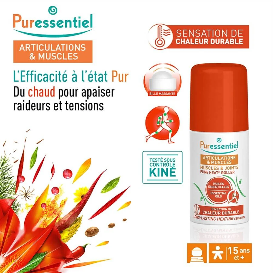Puressentiel Gewricht en Spier Pure Warmteroller 75ml
