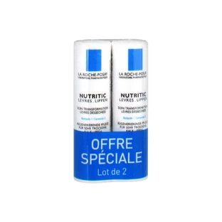 La Roche-Posay Nutritic Lip Stick Balsam de buze uscat 2 x 4,7ML