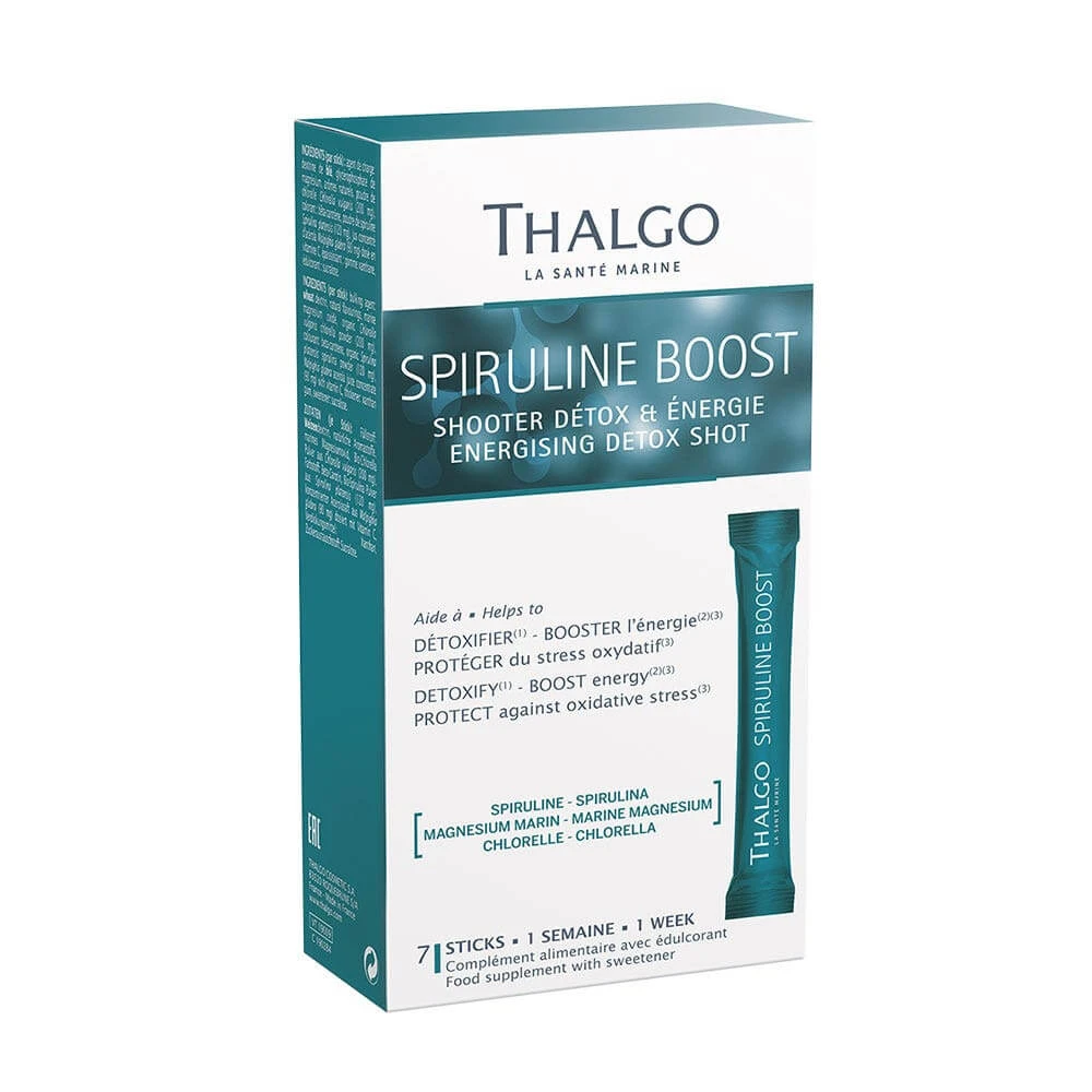 Thalgo Spiruline Boost Shooter Detox en Energie 7 5 g sticks