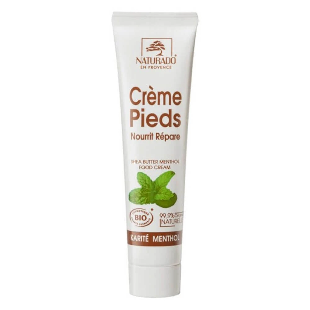 Naturado Biologische Shea Voetcrème met Menthol Fris Effect 40 ml