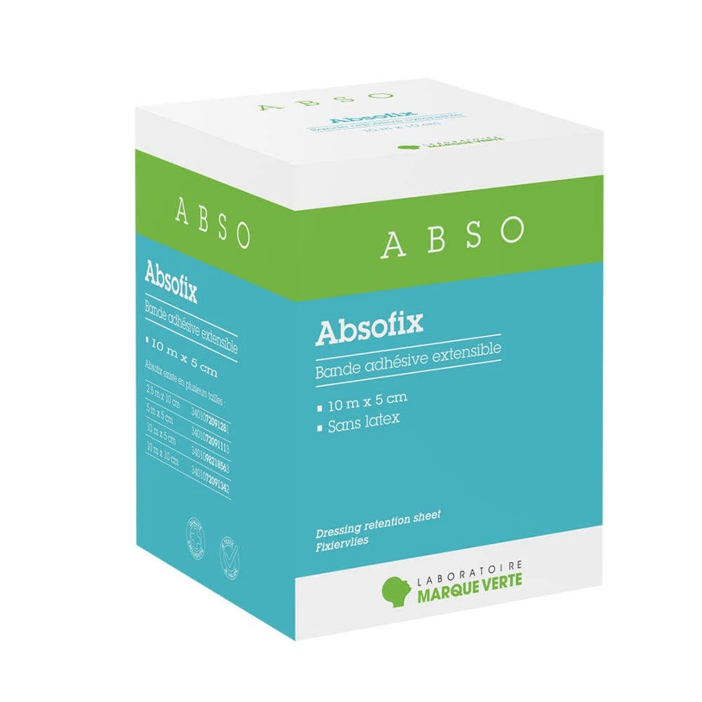 Marque Verte Abso Zelfklevend verband 10mx5cm Fix 1 EENHEID