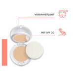 Compacte foundation voor de gevoelige normale gecombineerde huid SPF 30 Couvrance, tint 02 Naturel, 10 g, Avene