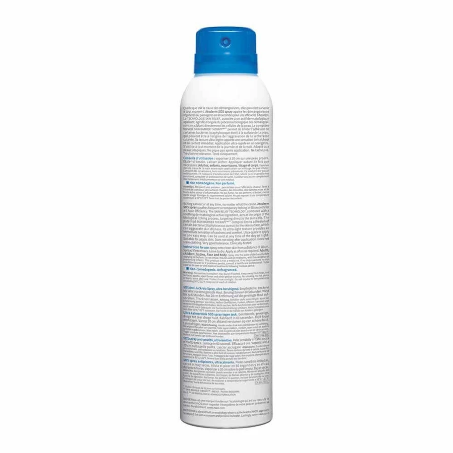 Bioderma Atoderm Sos Anti-jeuk Spray Zeer droge huid vatbaar voor atopisch eczeem 200ml