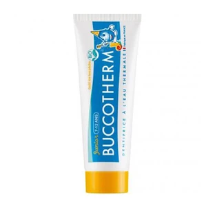 Buccotherm Organic Peach Ice Tea Tandpasta Gel voor kinderen van 7-12 jaar 50 ml